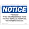Signmission OSHA Notice, Pregnant If You Are Pregnant Or Think You, 14in X 10in Aluminum, OS-NS-A-1014-L-17785 OS-NS-A-1014-L-17785 - alternate 1